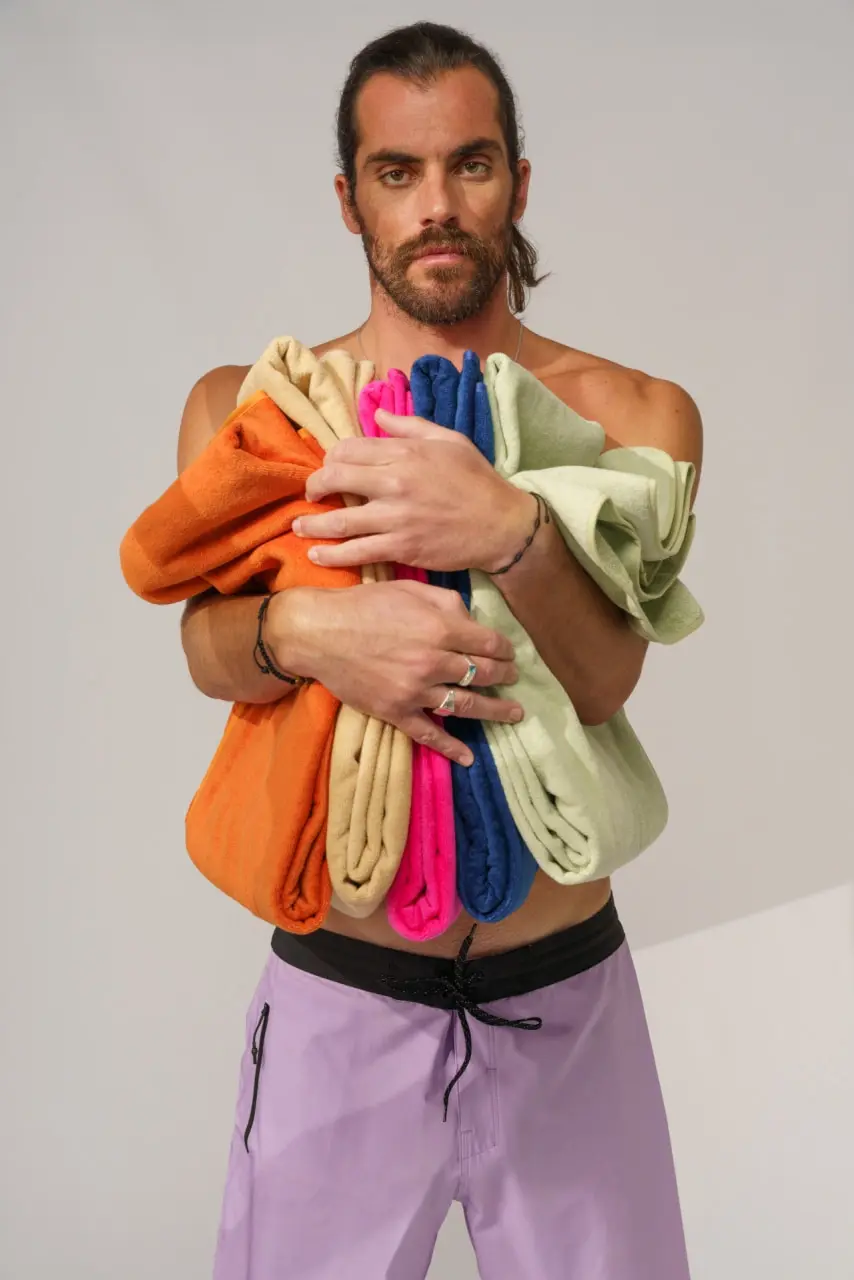 Futah - Ericeira Navy Blue Terry Towel (7)