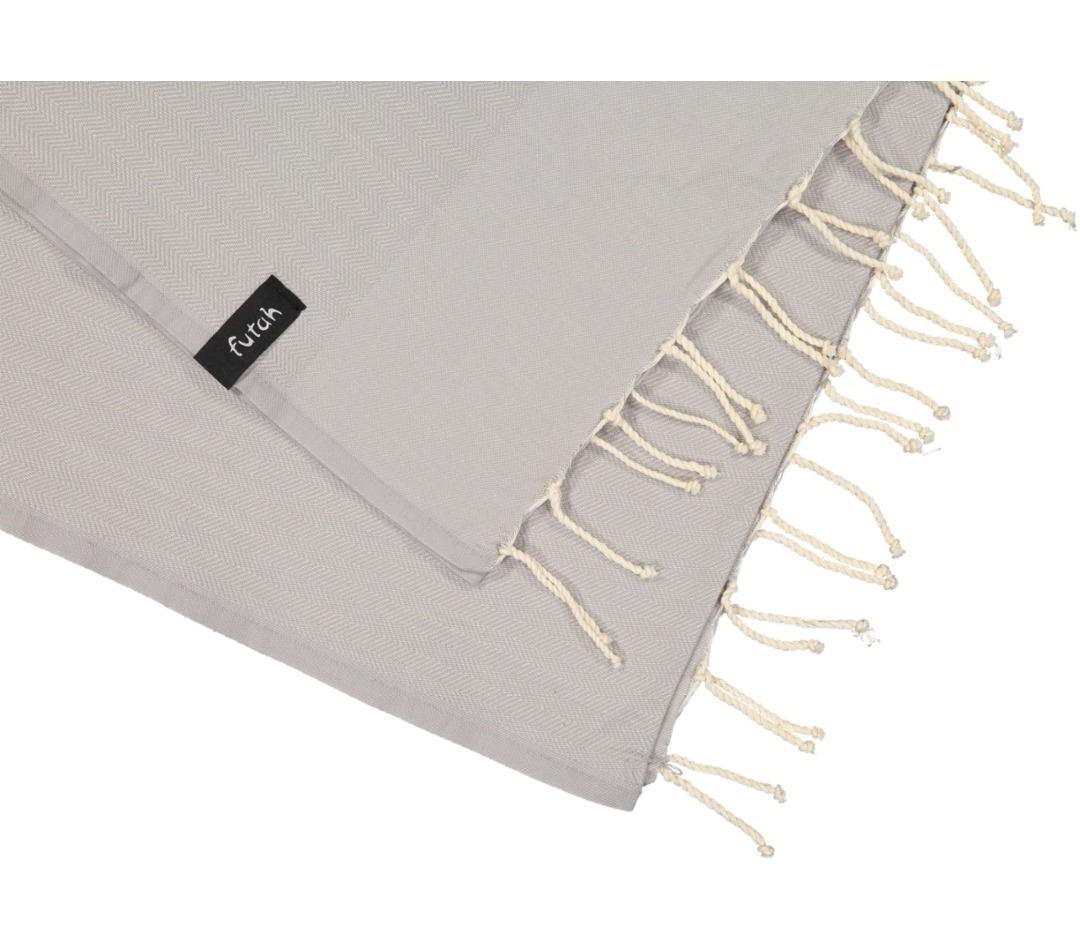 Futah - Ericeira Grey Beach Towel (2)