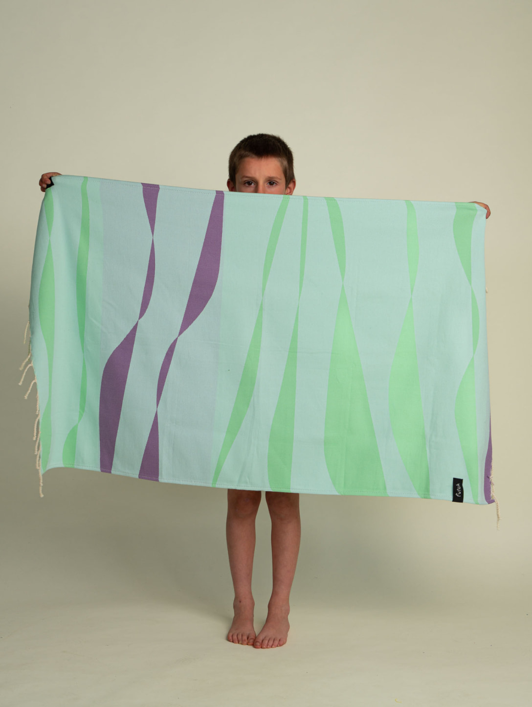 Futah - Sea Storm Light Blue Kids Towel (1)