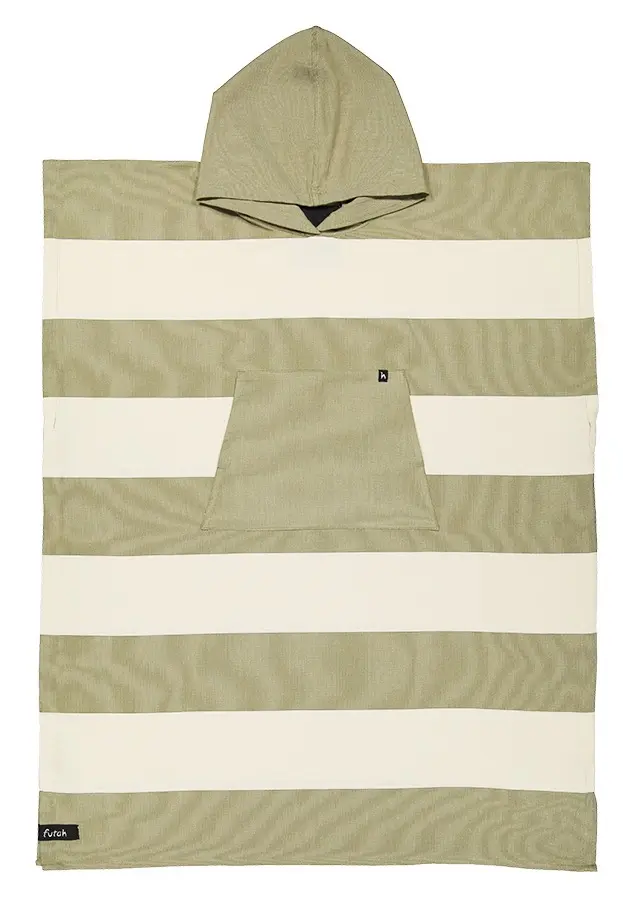 Futah - Bedu Olive Poncho (1)