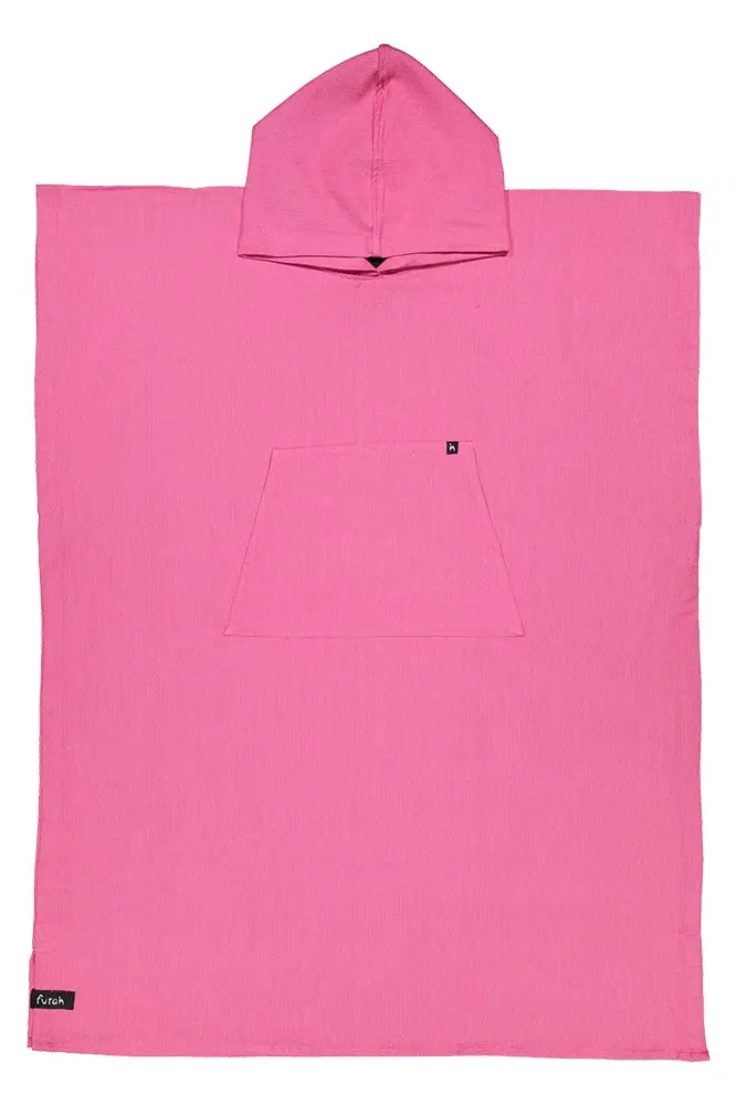 Futah - Ericeira Hot Pink Poncho  (1)