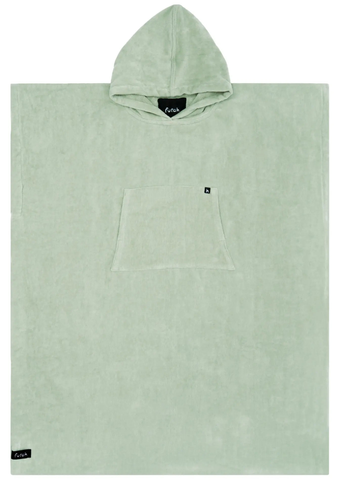 Futah - Ericeira Green Terry Poncho  (1)