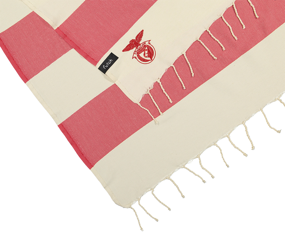 Futah - Sport Lisboa e Benfica Beach Stripes Towel - Official (2)