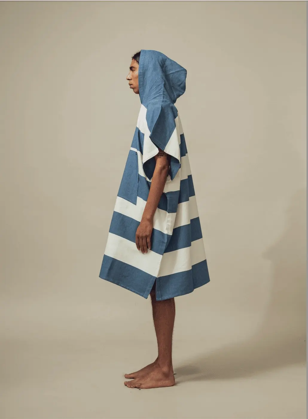 Futah - Bedu Blue Poncho (2)