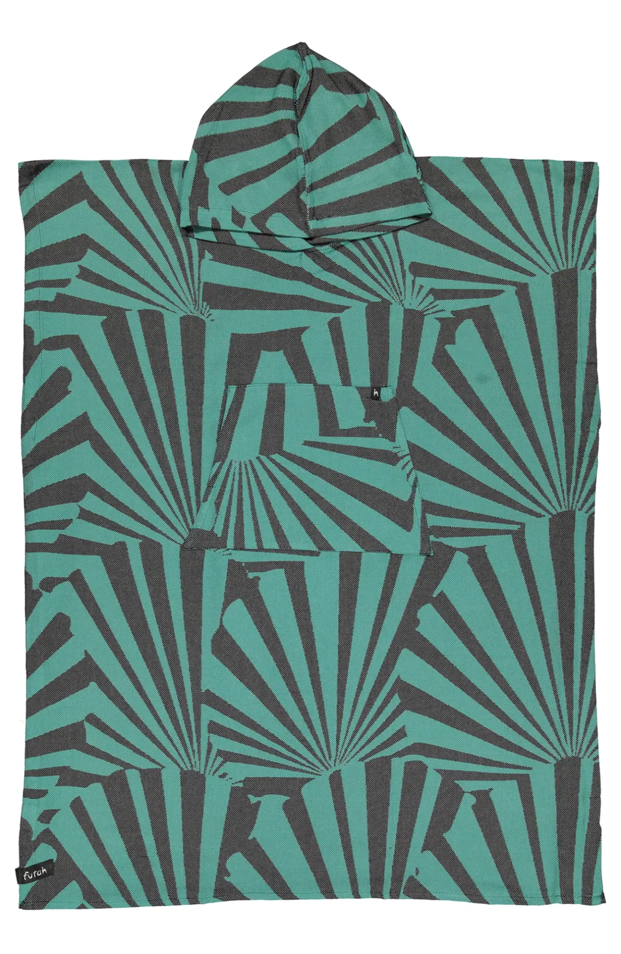 Futah - Poncho Taiga Green  (1)