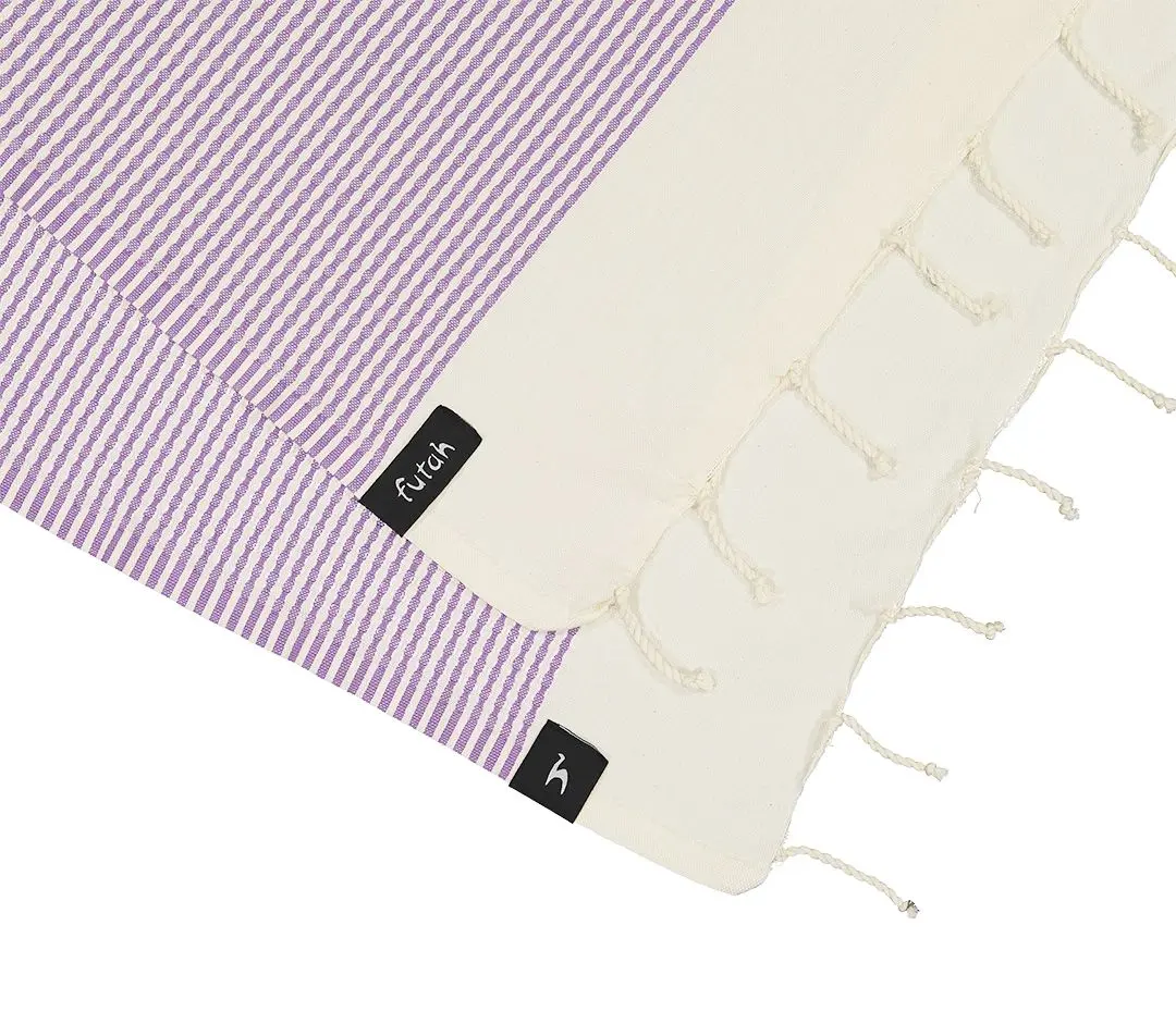 Futah - Nazaré Violet Beach Towel (3)
