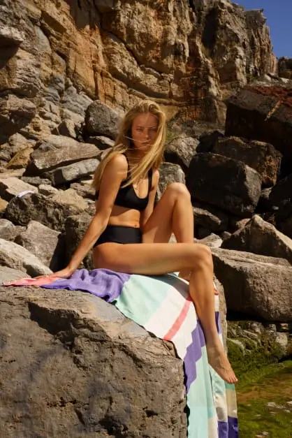 Ericeira Black Bikini Top