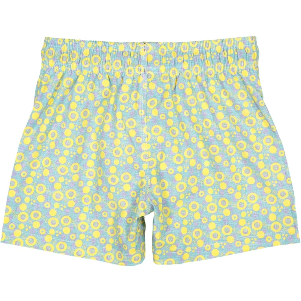Futah - Vortex Yellow & Water Kids Swimshorts (4)