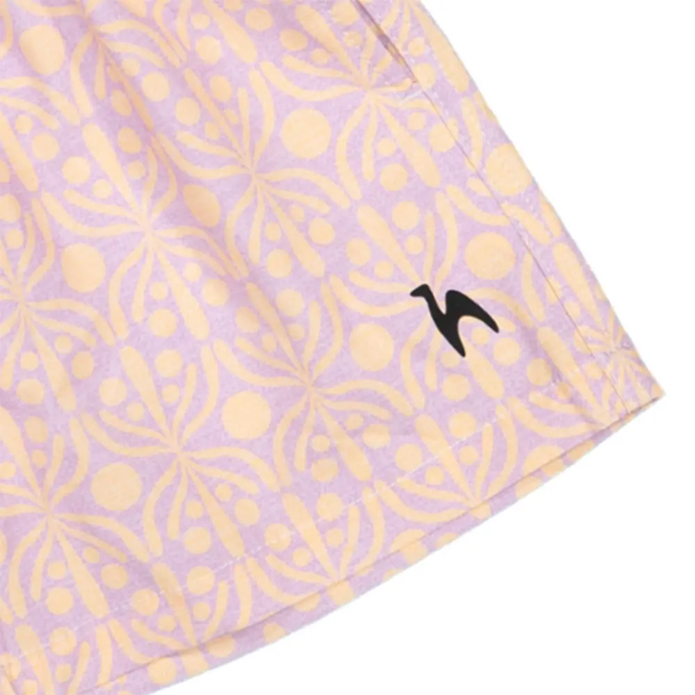 Futah - Flora Mocha & Violet Kids Swimshorts (6)