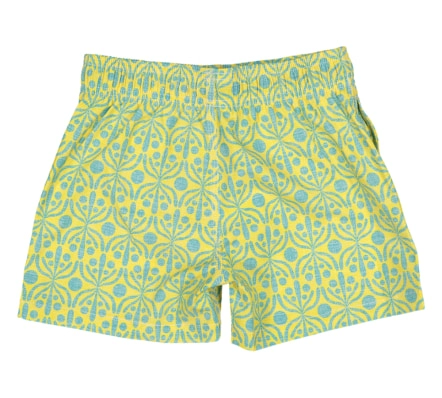 Flora Yellow & Water Kids Swimshorts (2)