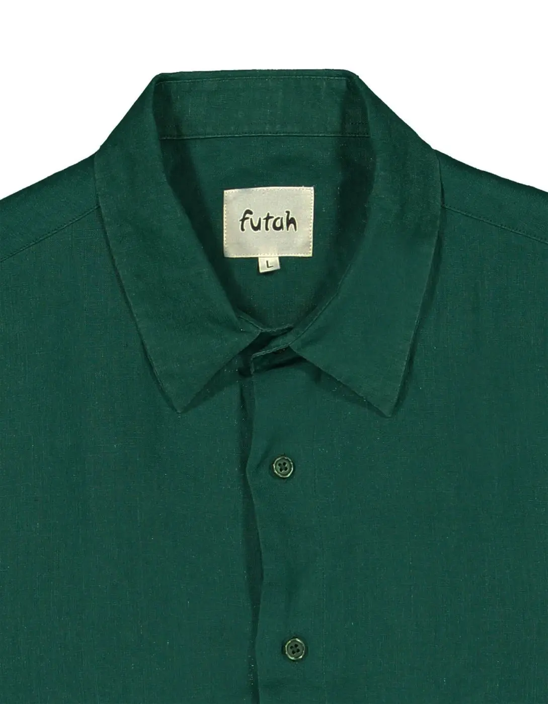 Futah - Green Linen Shirt (2)