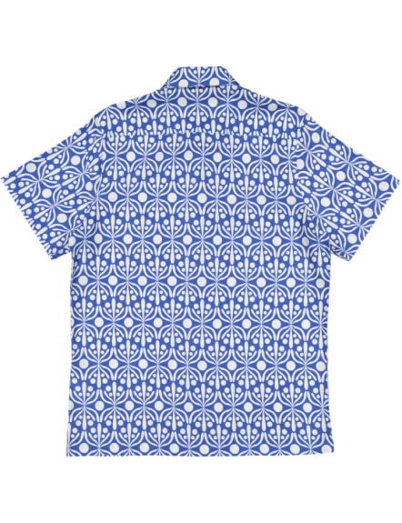 Flora Blue & White Shirt (2)