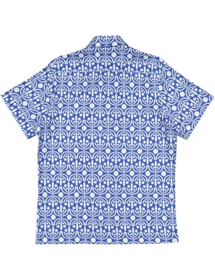 Flora Blue & White Shirt (2)