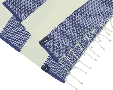 Bedu Blue Beach Towel (2)