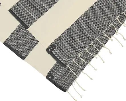 Bedu Black Beach Towel (2)