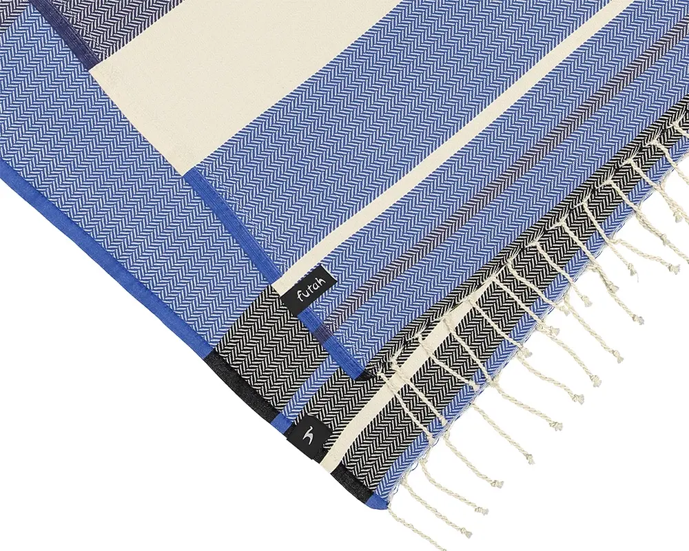 Futah - Papua Blue Beach Towel (2)