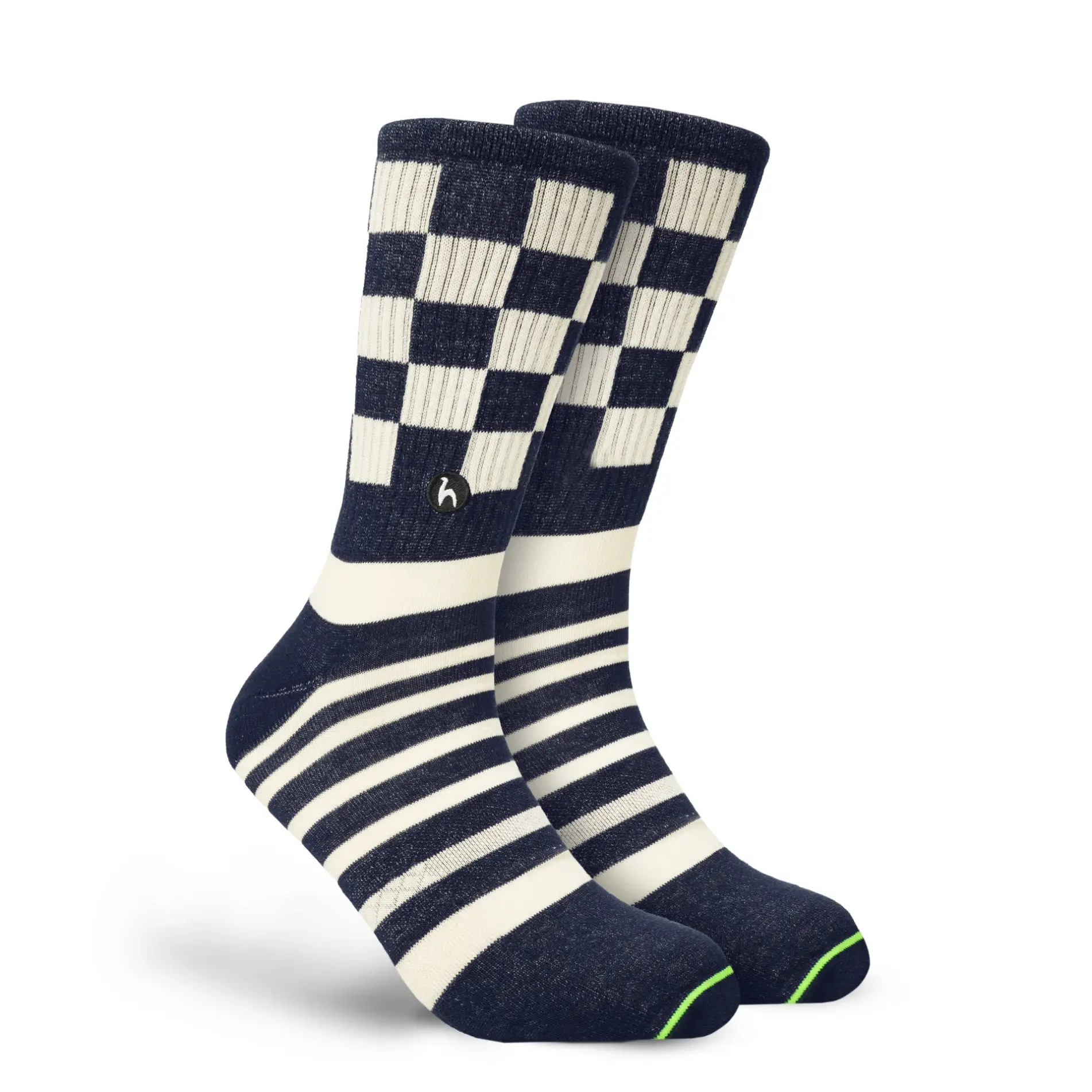 Futah - Chess Blue Socks (1)