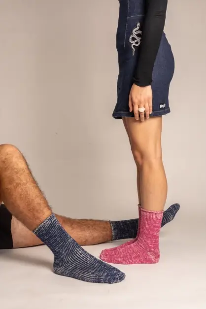 Bamboo Blue Socks (2)