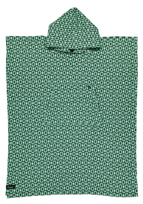 Futah - Pulse Green Adult Poncho (1)