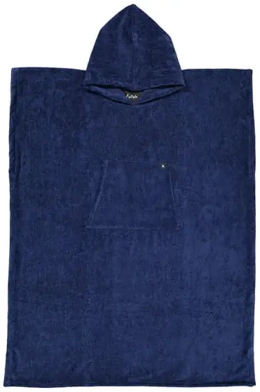 Ericeira Navy Blue Terry Poncho
