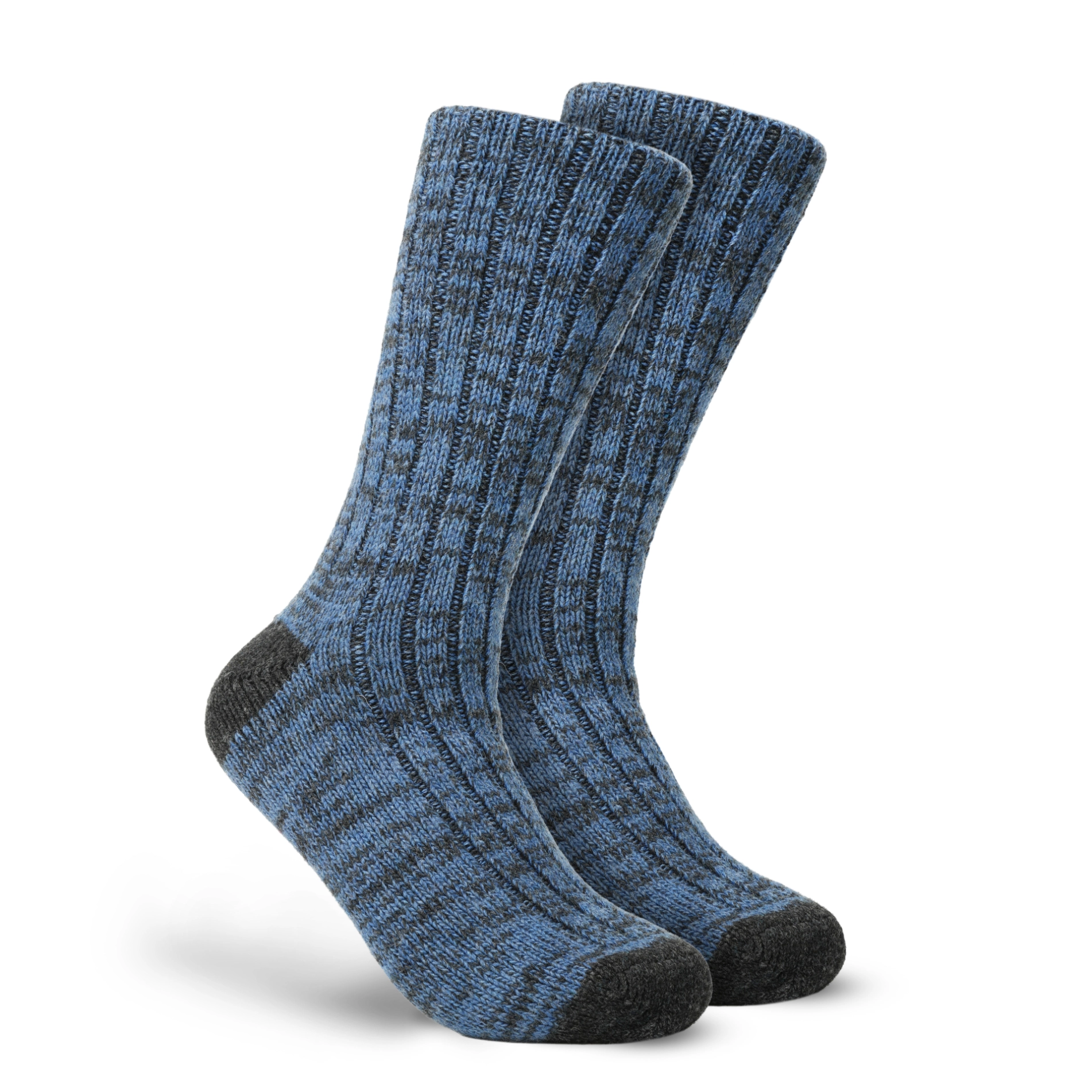 Futah - Cashmere & Wool Blue Socks (1)