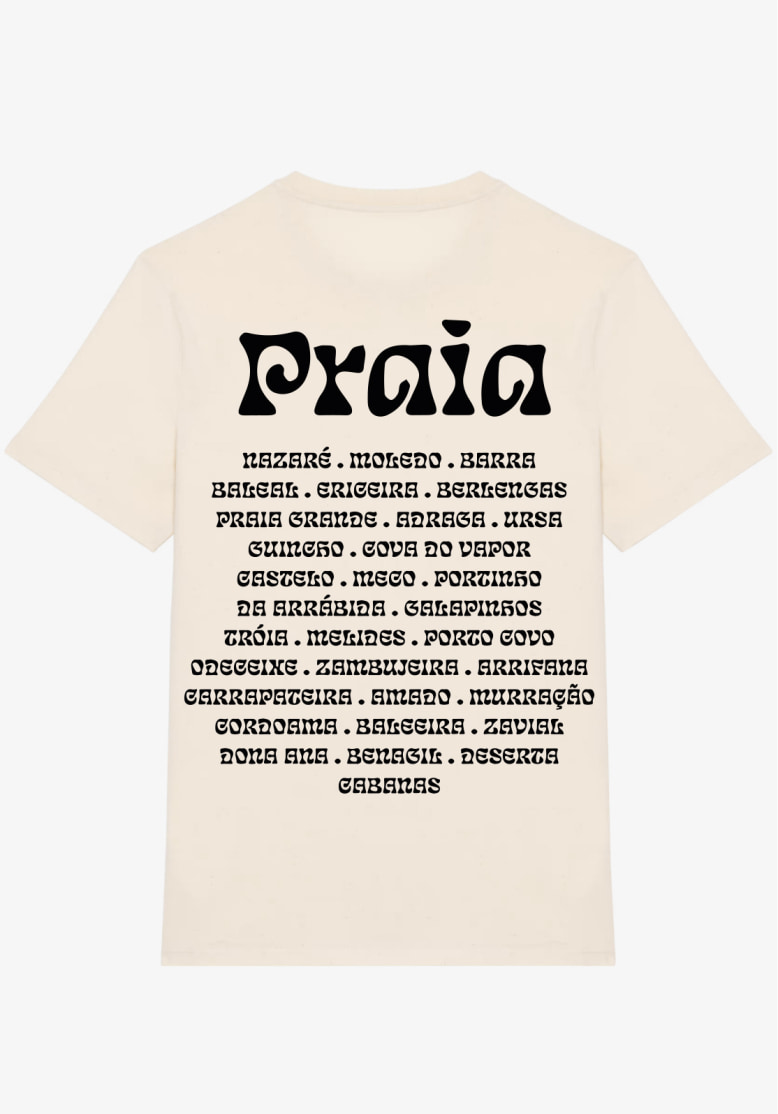 Futah - Raw Organic Cotton T-Shirt - Beach (1)
