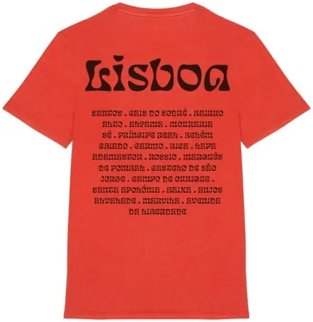 Paprika Organic Cotton T-Shirt - Lisboa