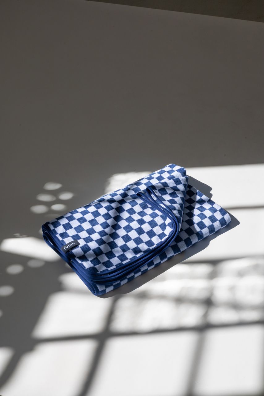 Futah - Chess Blue Terry Towel (8)