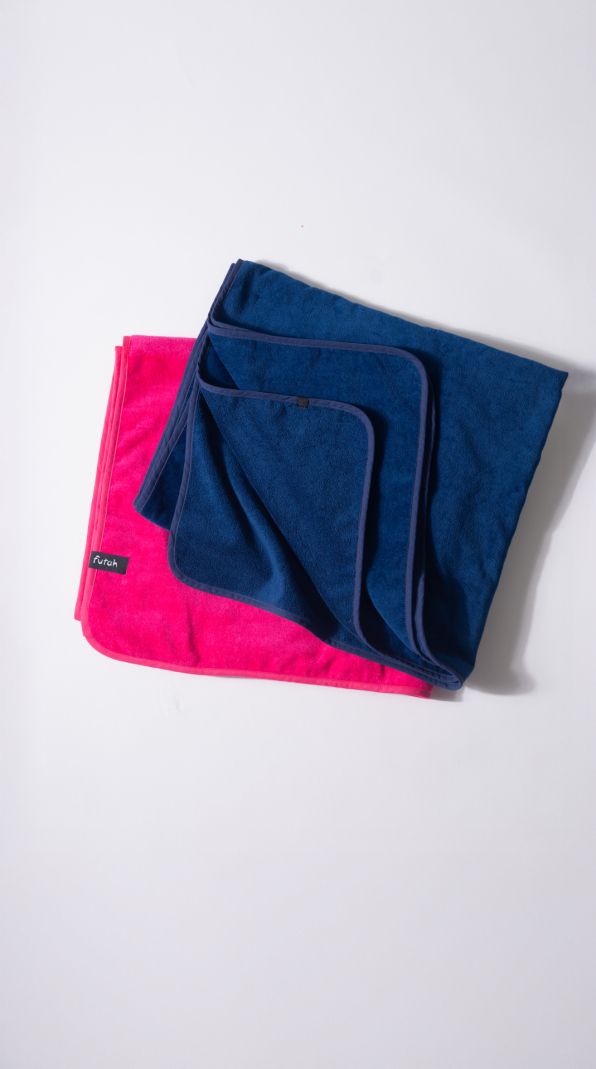 Futah - Ericeira Navy Blue Terry Towel (5)