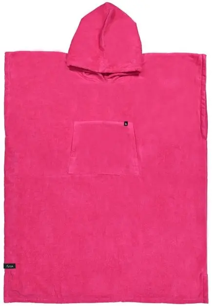 Ericeira Neon Pink Terry Poncho